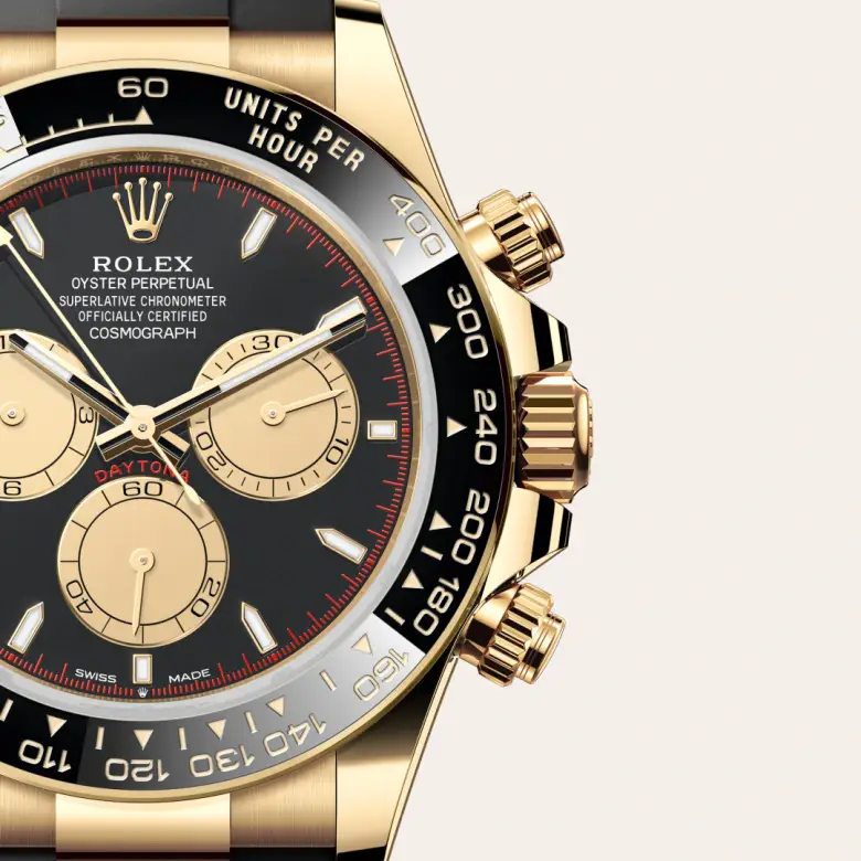 rolex cosmograph daytona in 18 ct yellow gold, m126518ln-0004 - watch palace, Third image