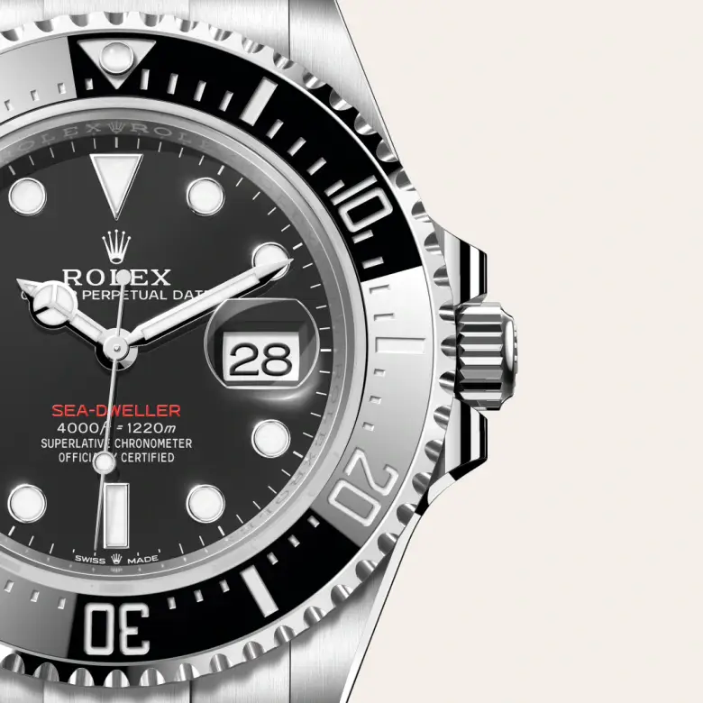 rolex sea-dweller in oystersteel, m126600-0002 - watch palace, Third image