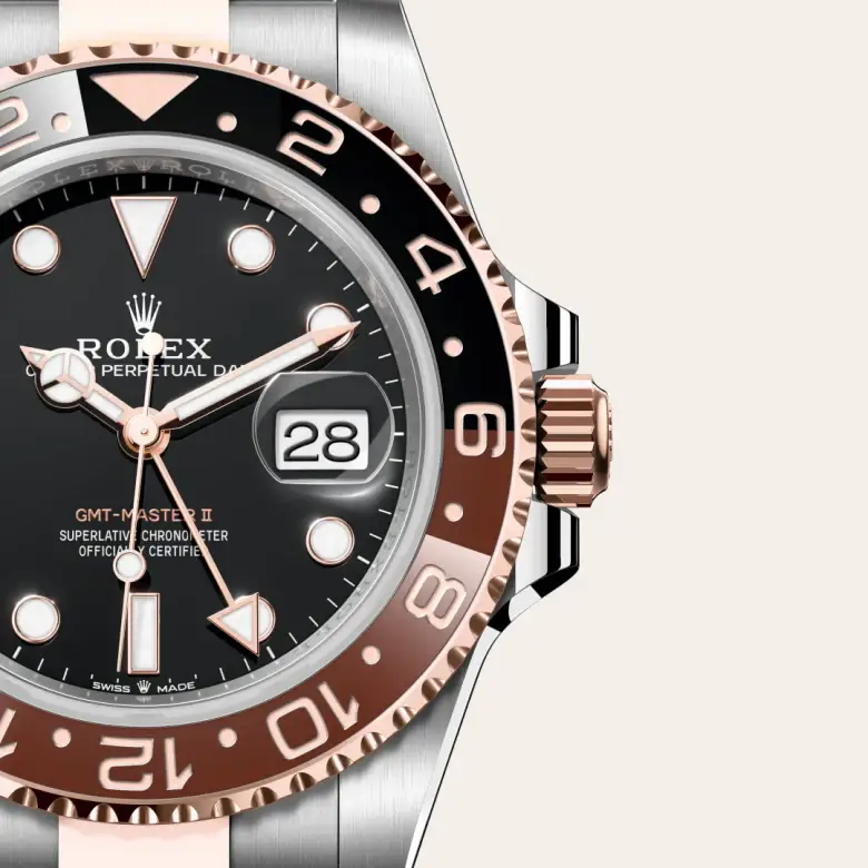 rolex gmt-master ii in everose rolesor, m126711chnr-0002 - watch palace, Third image