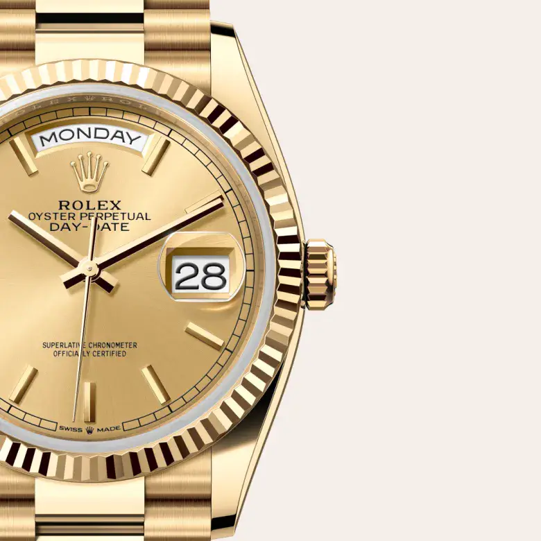 rolex day-date in 18 ct yellow gold, m128238-0045 - watch palace, Third image