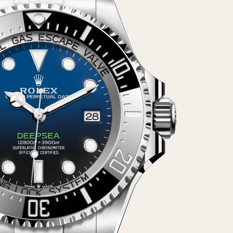 rolex deepsea in oystersteel, m136660-0005 - watch palace, Third image