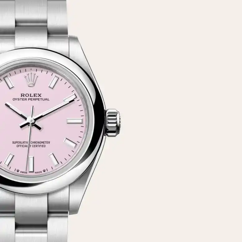 rolex oyster perpetual in oystersteel, m276200-0009 - watch palace, Third image