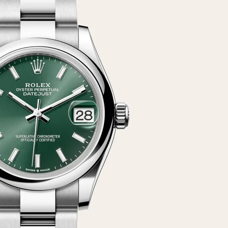 rolex datejust in oystersteel, M278240-0011- watch palace, Third image
