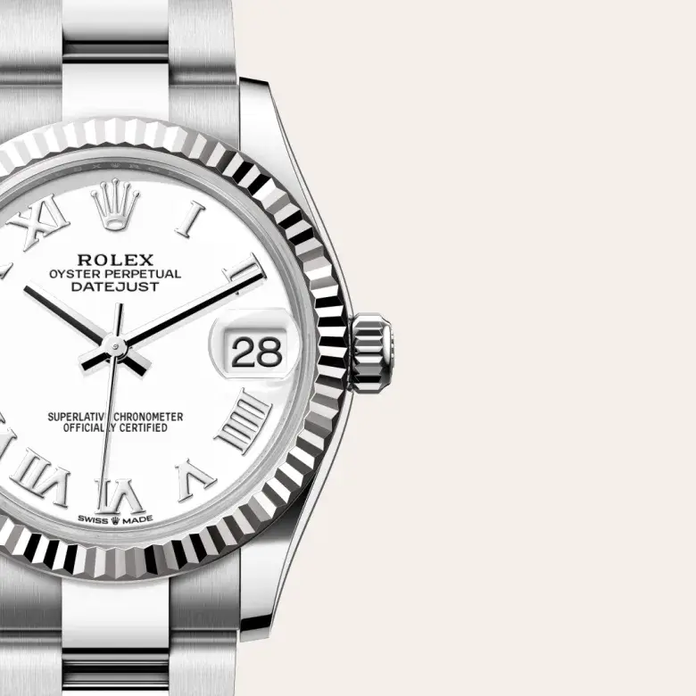 rolex datejust in white rolesor, M278274-0009- watch palace, Third image
