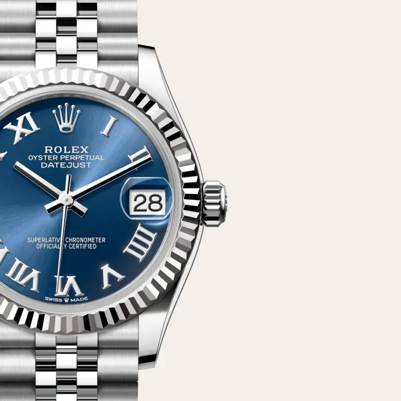 rolex datejust in white rolesor, M278274-0034- watch palace, Third image