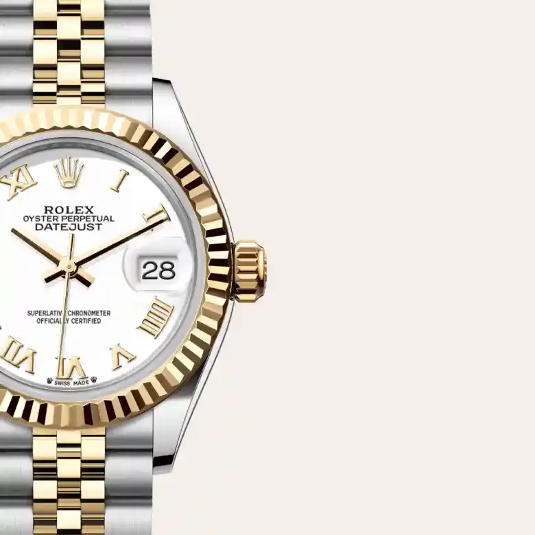rolex lady-datejust in yellow rolesor, M279173-0023- watch palace, Third image