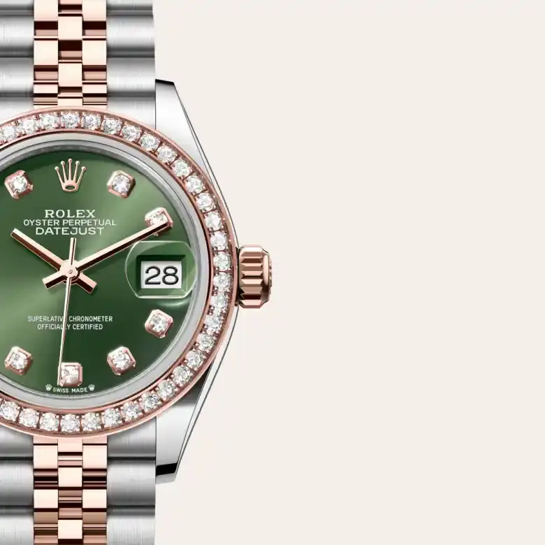 rolex lady-datejust in everose rolesor, M279381RBR-0007- watch palace, Third image