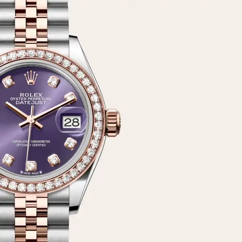 rolex lady-datejust in everose rolesor, M279381RBR-0015- watch palace, Third image