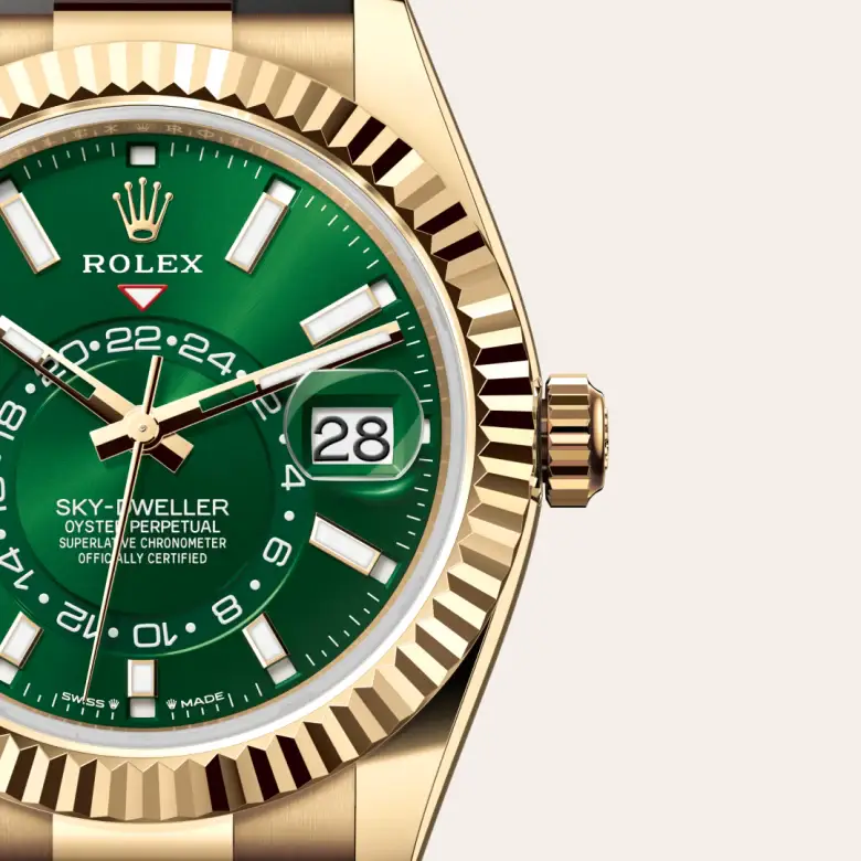 rolex sky-dweller in 18 ct yellow gold, M336238-0004- watch palace, Third image