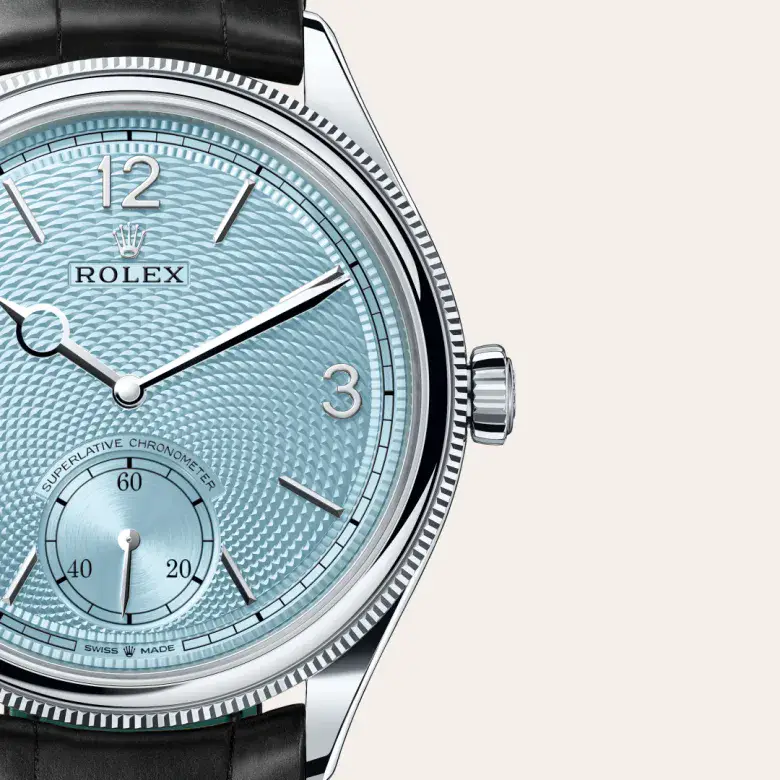 rolex 1908 in platinum, m52506-0003 - watch palace, Third image