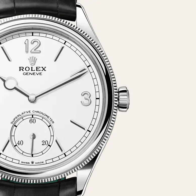 rolex 1908 in 18 ct white gold, M52509-0005- watch palace, Third image