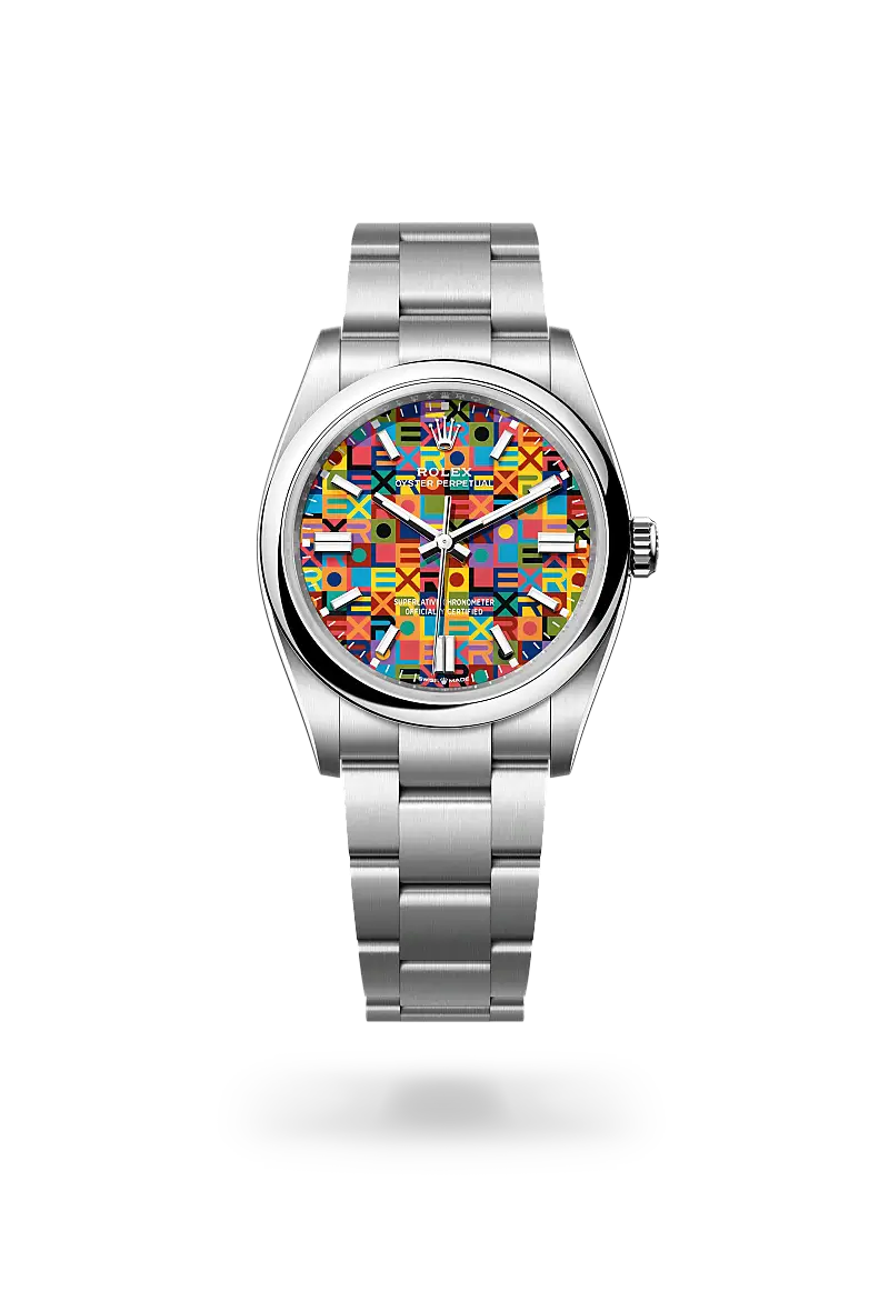 rolex oyster perpetual in oystersteel, m126000-0016 - watch palace