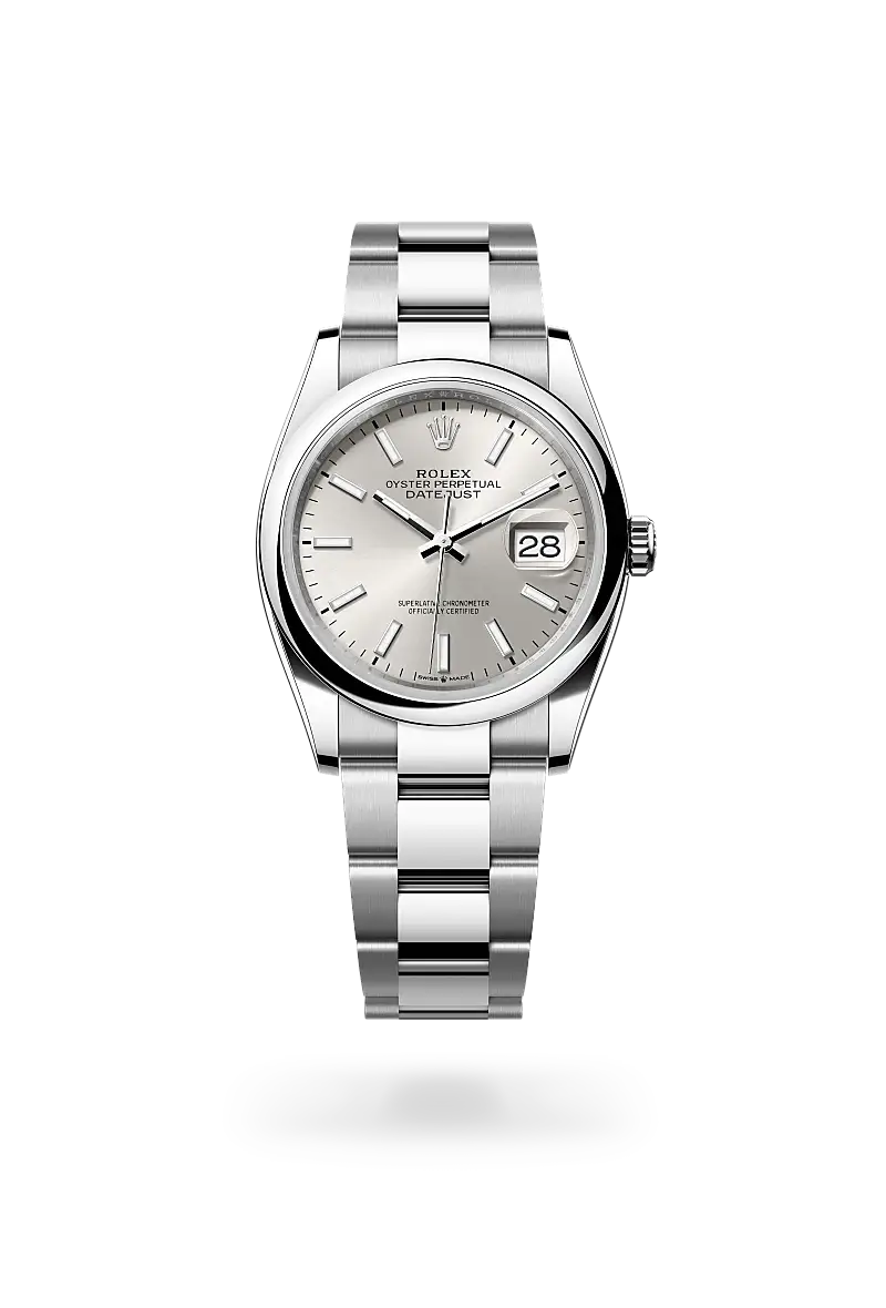 rolex datejust in oystersteel, m126200-0002 - watch palace