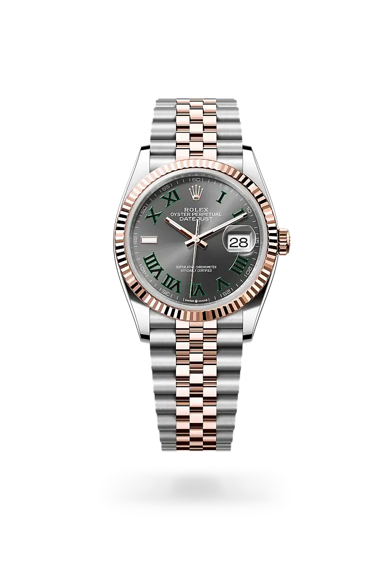 rolex datejust in everose rolesor, M126231-0029- watch palace
