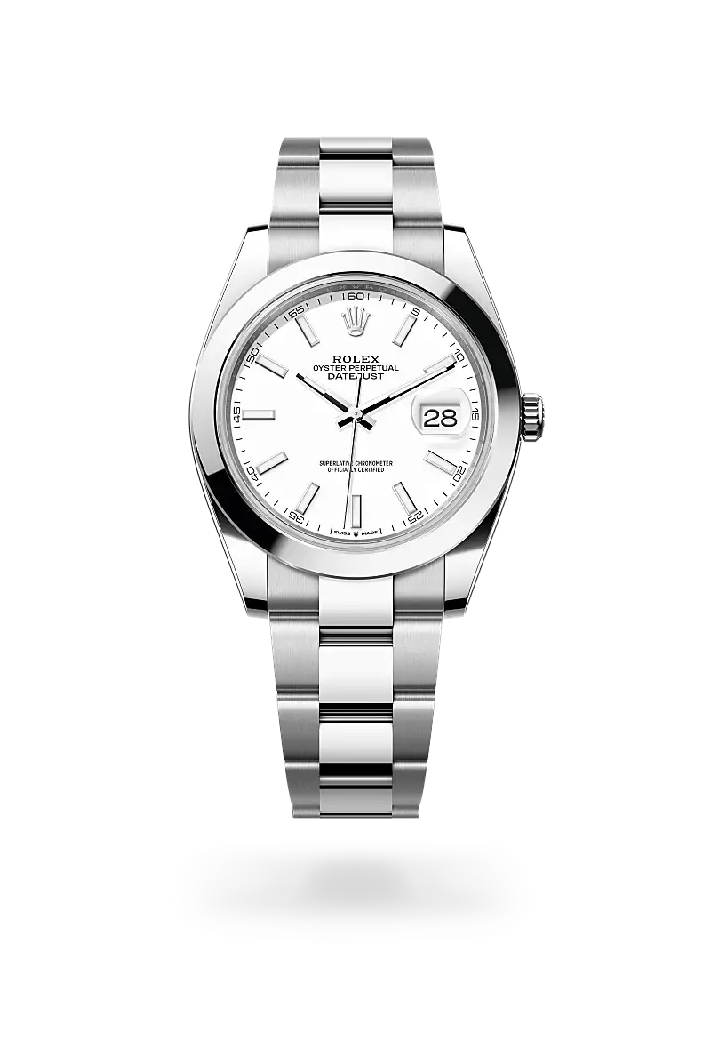 rolex datejust in oystersteel, m126300-0005 - watch palace