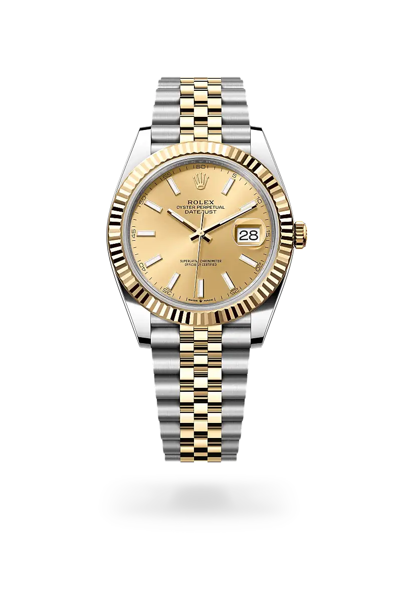 rolex datejust in yellow rolesor, m126333-0010 - watch palace