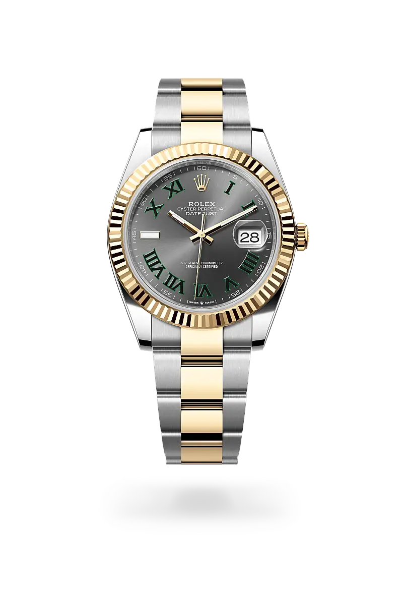 rolex datejust in yellow rolesor, m126333-0019 - watch palace
