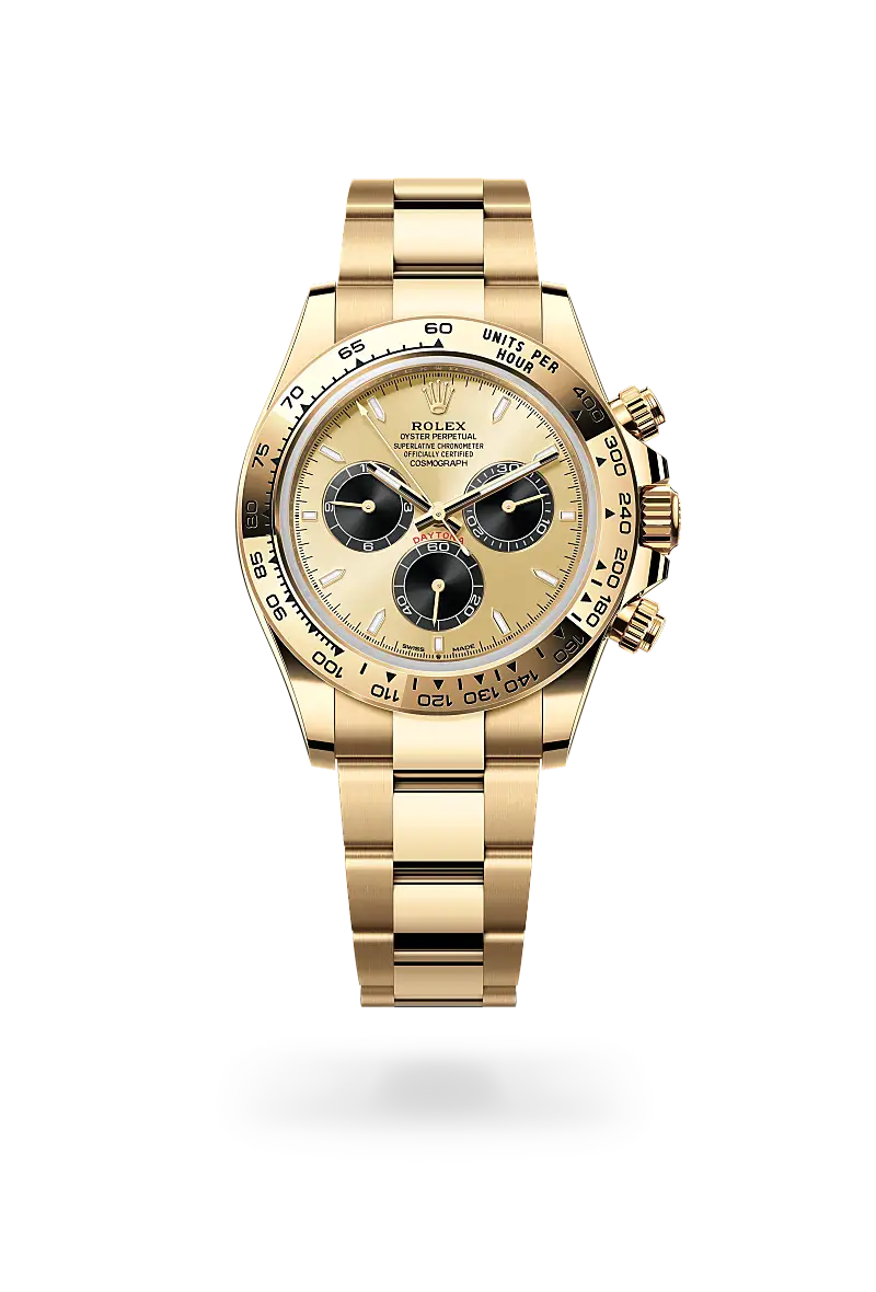 rolex cosmograph daytona in 18 ct yellow gold, M126508-0006- watch palace
