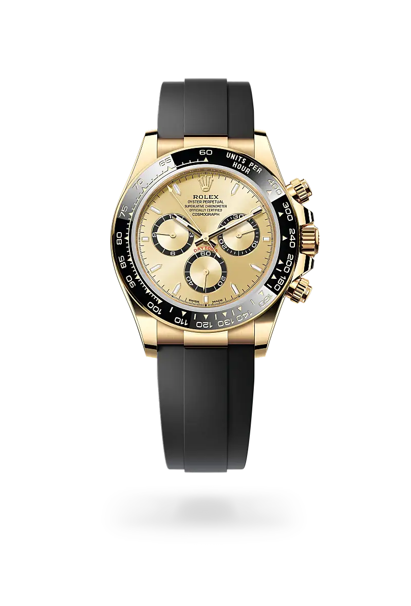 rolex cosmograph daytona in 18 ct yellow gold, M126518LN-0010- watch palace