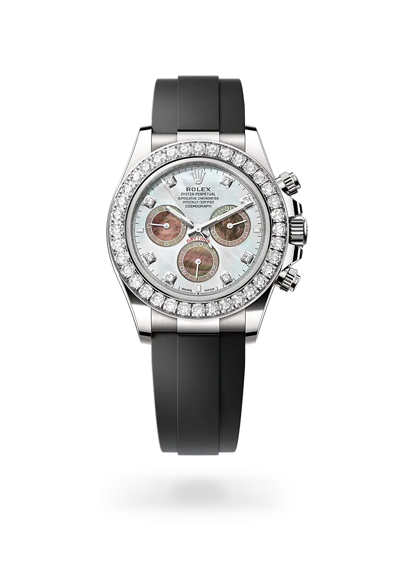 rolex cosmograph daytona in 18 ct white gold, m126589rbr-0001 - watch palace