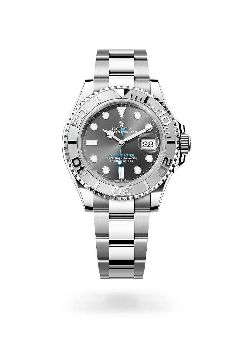 rolex yacht-master in rolesium, m126622-0001 - watch palace