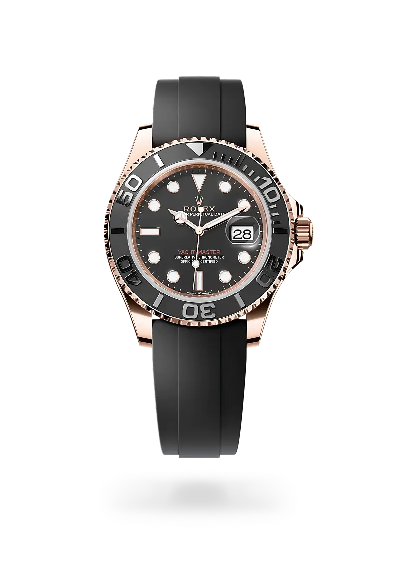 rolex yacht-master in 18 ct everose gold, m126655-0002 - watch palace
