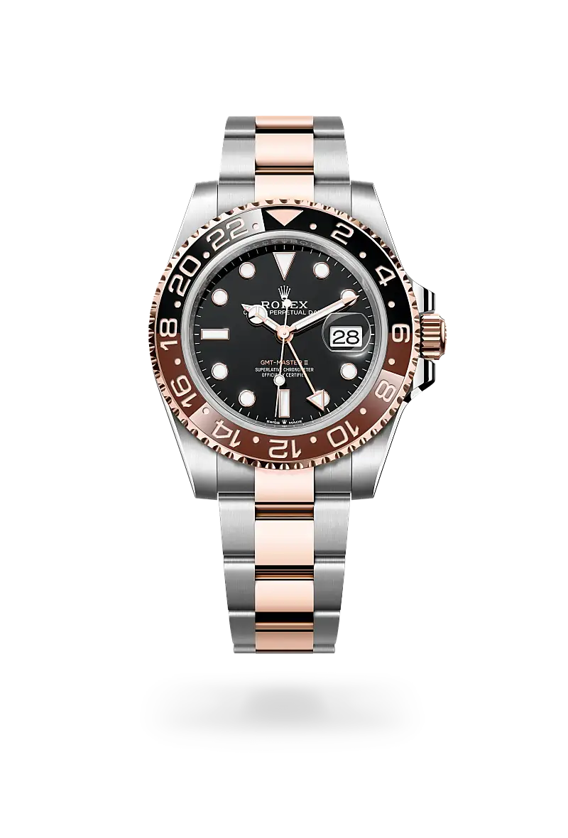 rolex gmt-master ii in everose rolesor, m126711chnr-0002 - watch palace