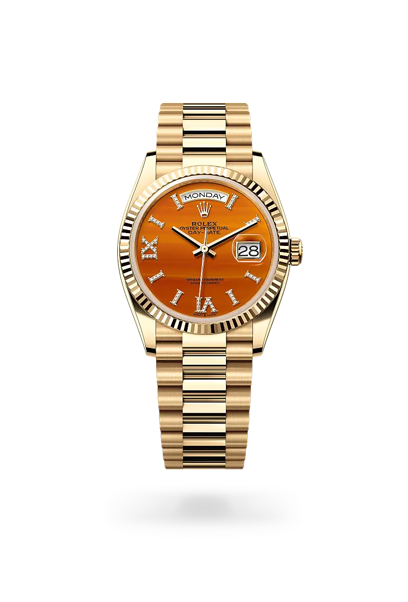 rolex day-date in 18 ct yellow gold, M128238-0088- watch palace
