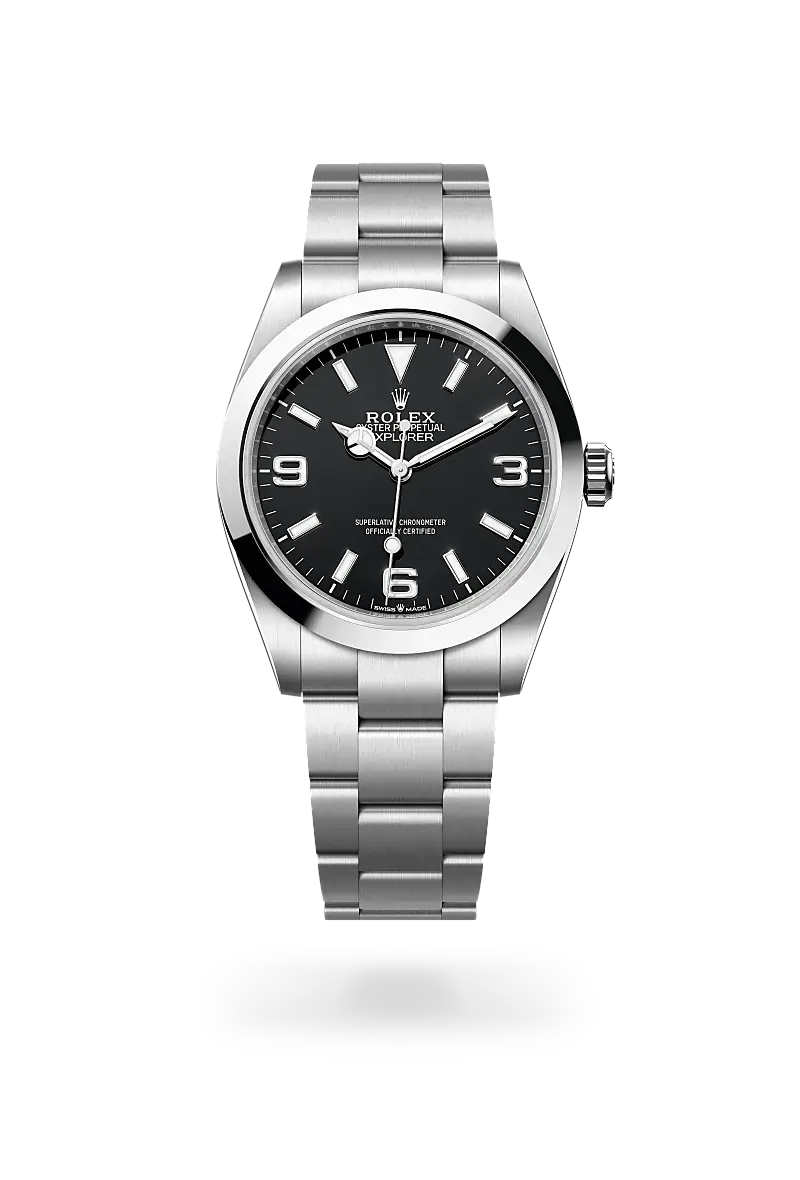 rolex explorer in oystersteel, m224270-0001 - watch palace