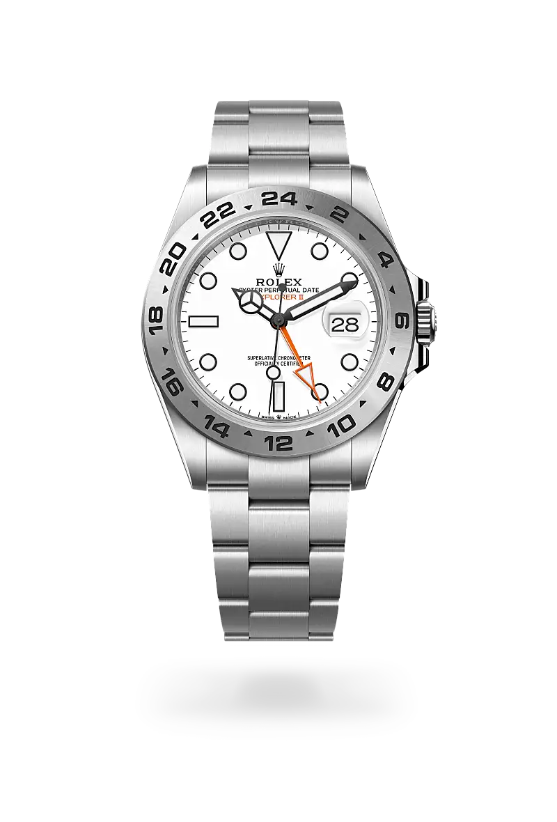 Rolex Explorer II in Oyster, 42 mm, Oystersteel, M226570-0001 - Watch Palace