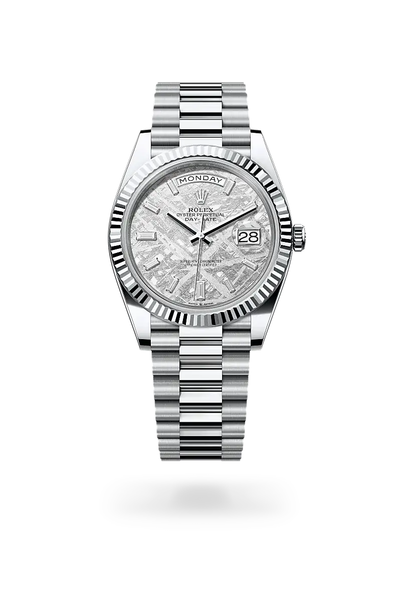 rolex day-date in platinum, M228236-0011- watch palace