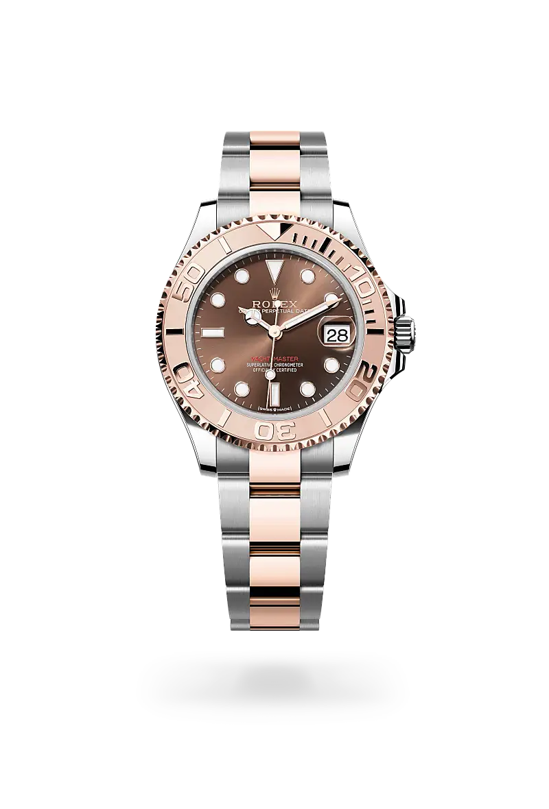 rolex yacht-master in everose rolesor, m268621-0003 - watch palace