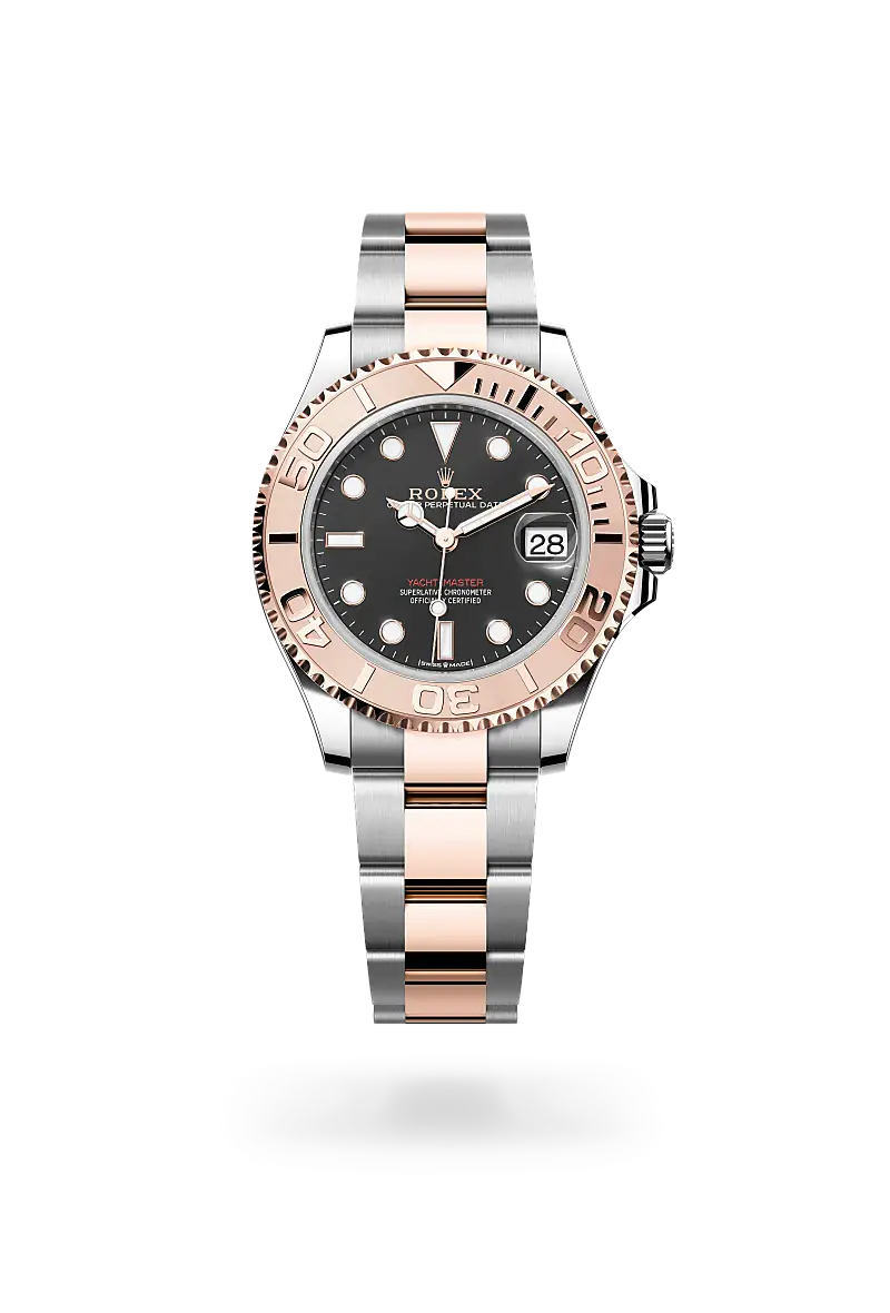 rolex yacht-master in everose rolesor, M268621-0004- watch palace