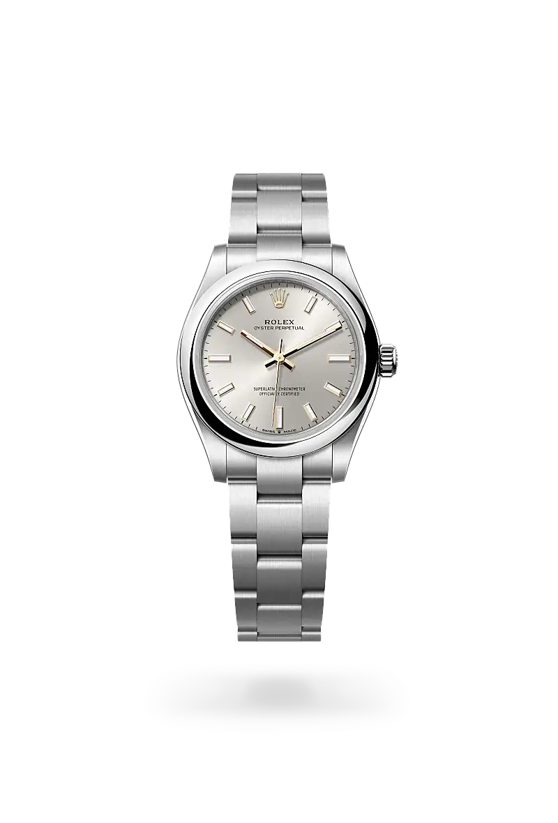 rolex oyster perpetual in oystersteel, M277200-0001- watch palace