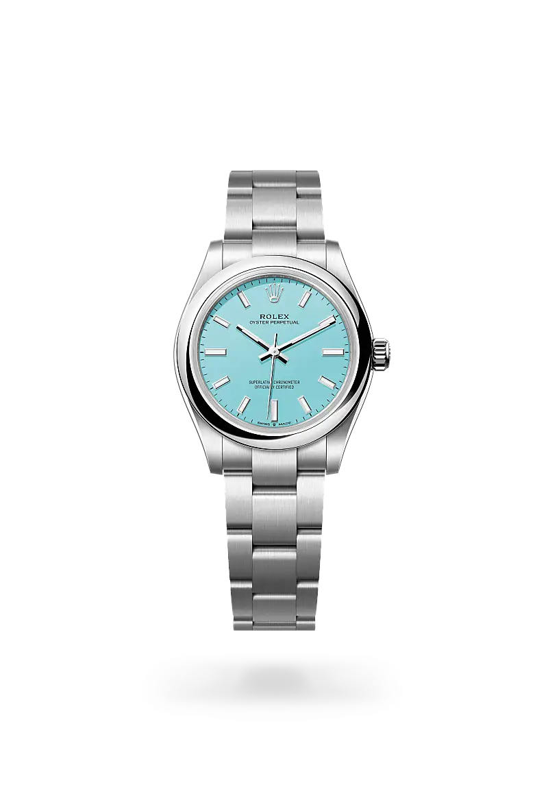 rolex oyster perpetual in oystersteel, M277200-0007- watch palace