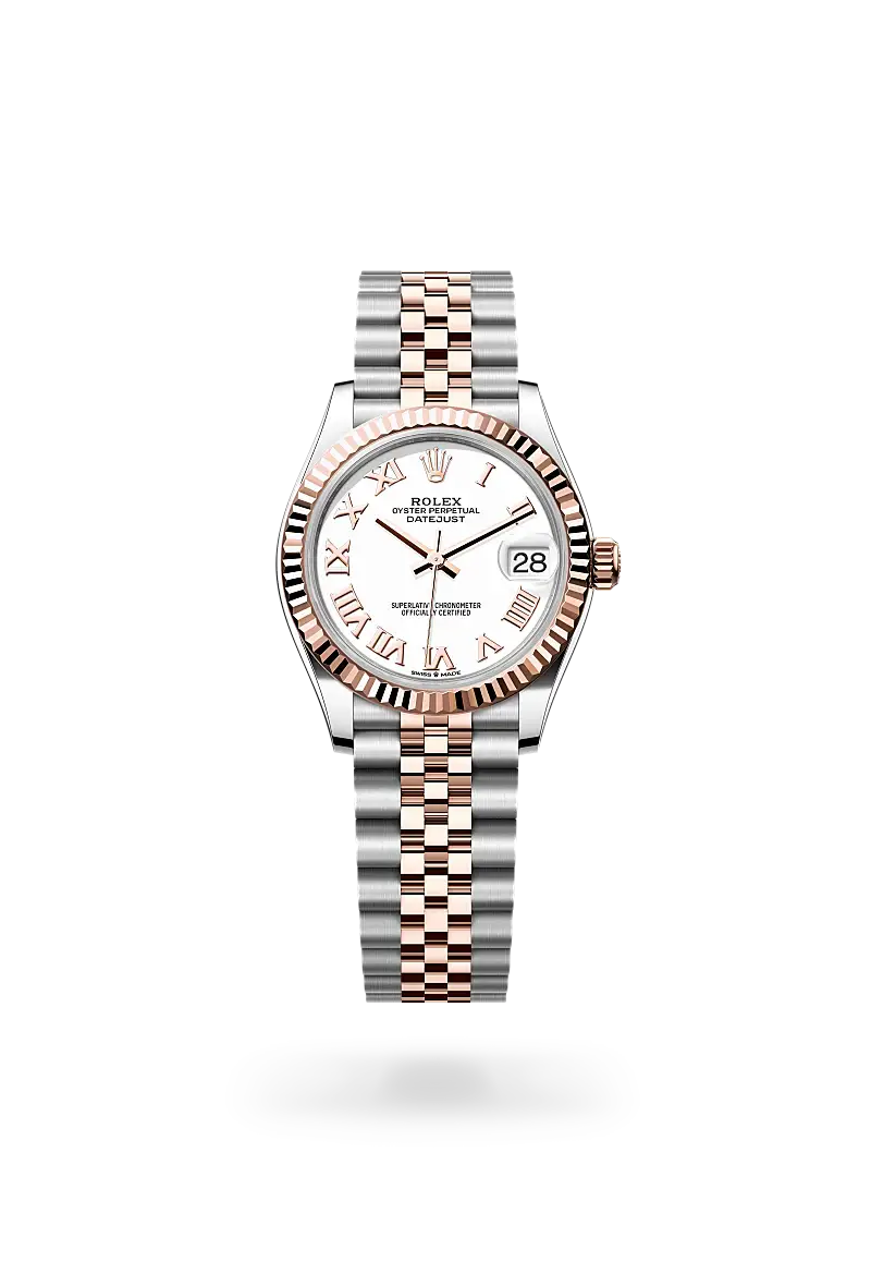 rolex datejust in everose rolesor, M278271-0002- watch palace