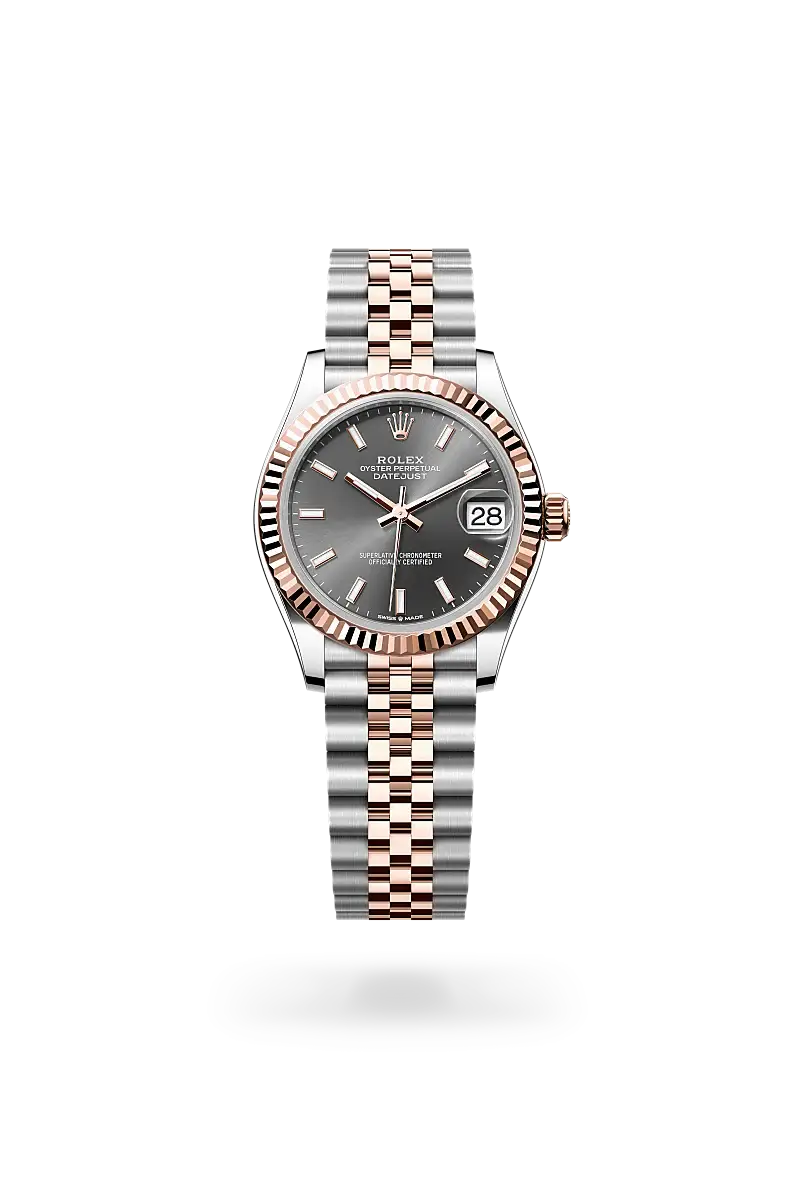 rolex datejust in everose rolesor, M278271-0018- watch palace