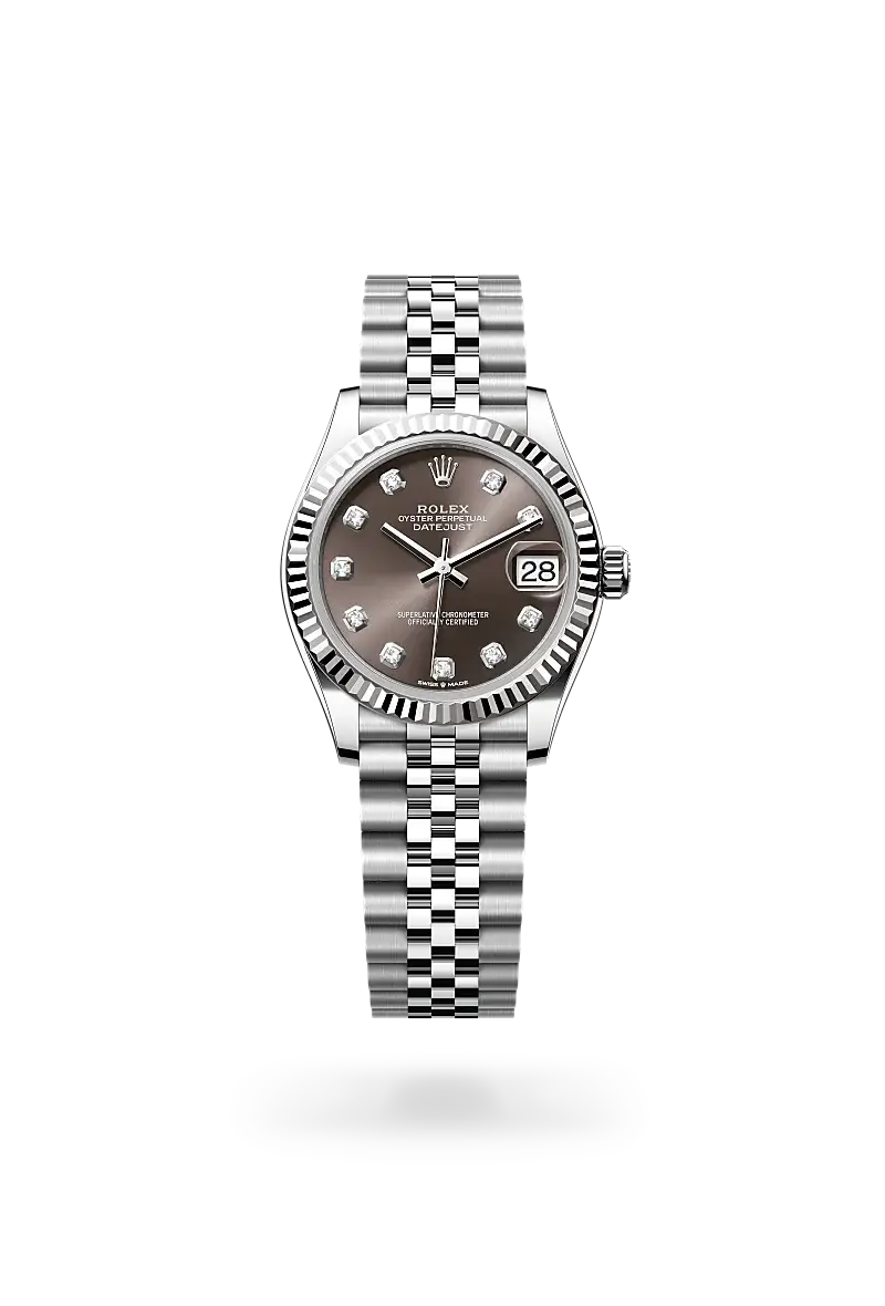 rolex datejust in white rolesor, M278274-0008- watch palace
