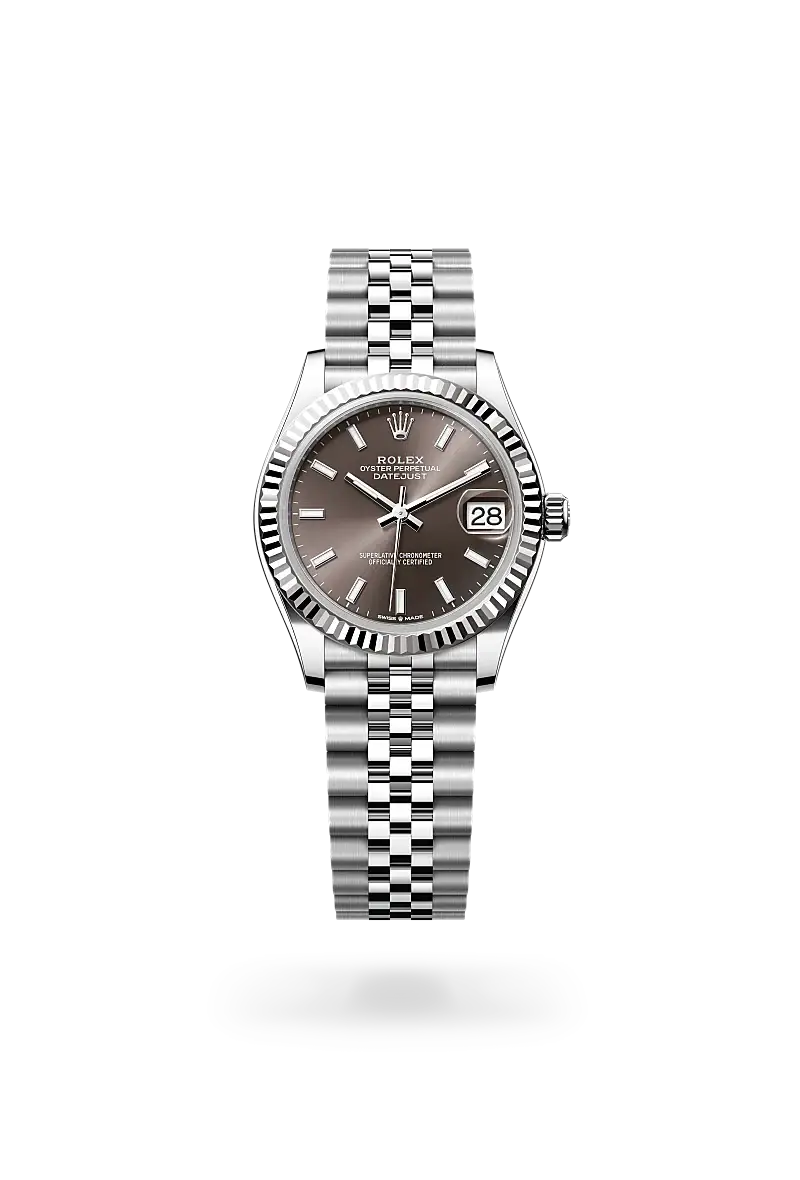 rolex datejust in white rolesor, M278274-0016- watch palace
