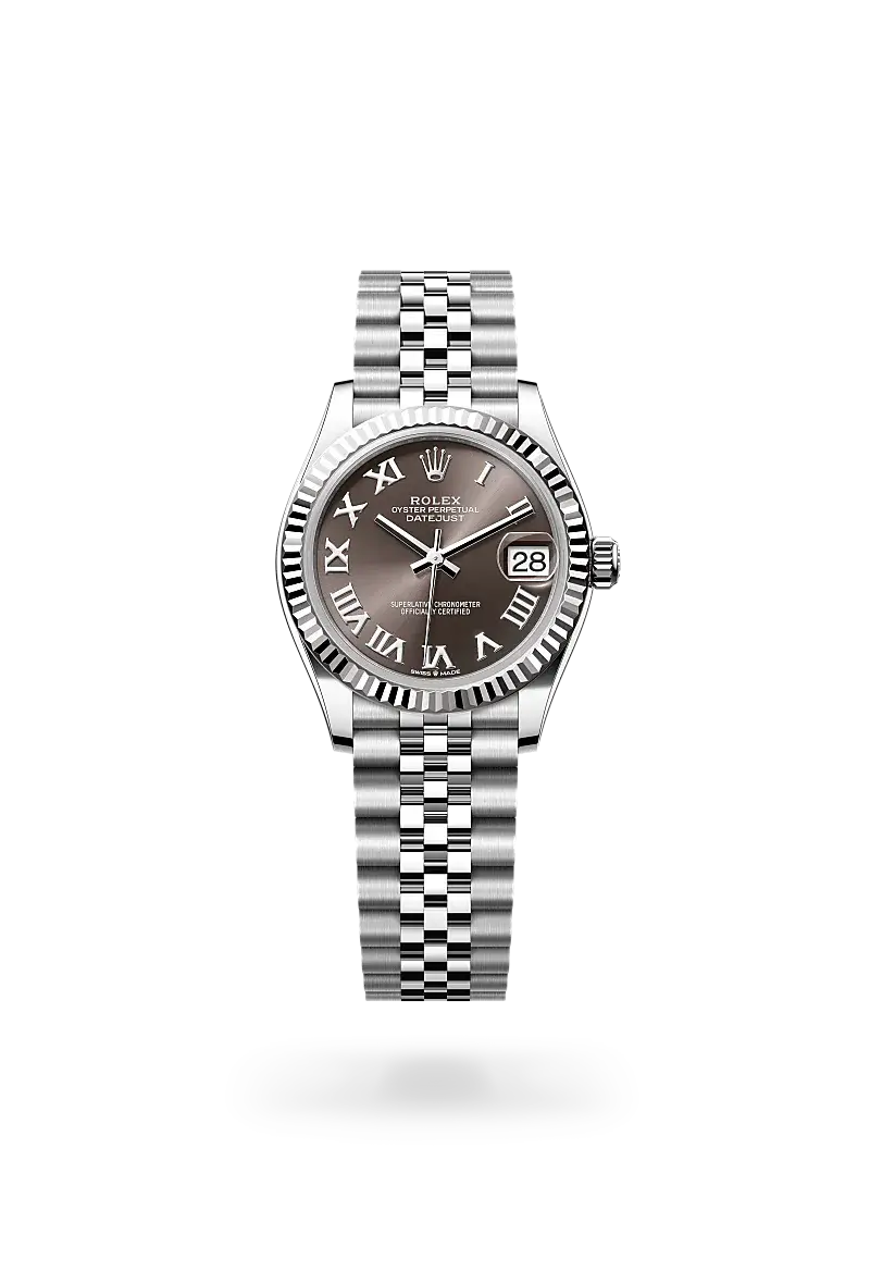 rolex datejust in white rolesor, M278274-0022- watch palace