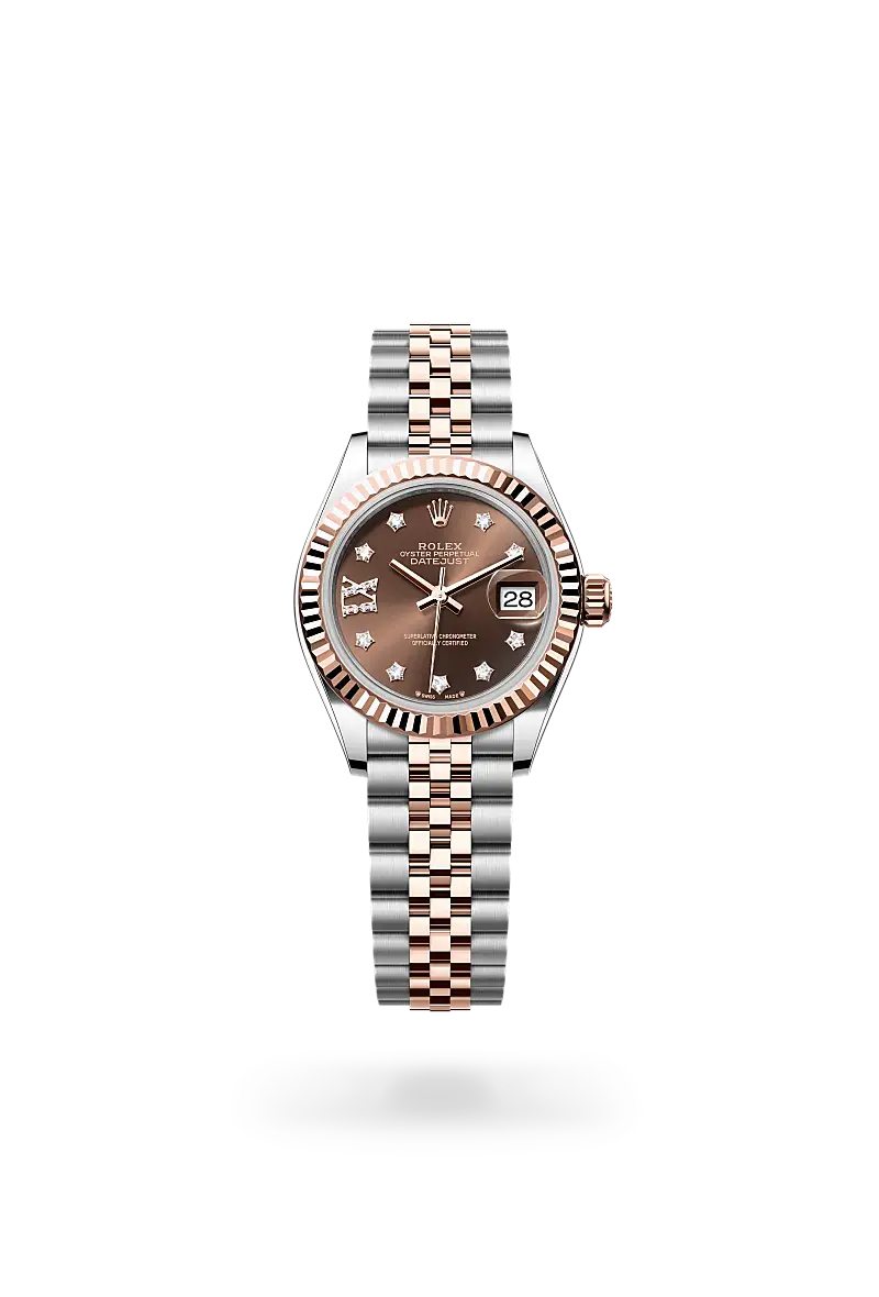 rolex lady-datejust in everose rolesor, M279171-0003- watch palace