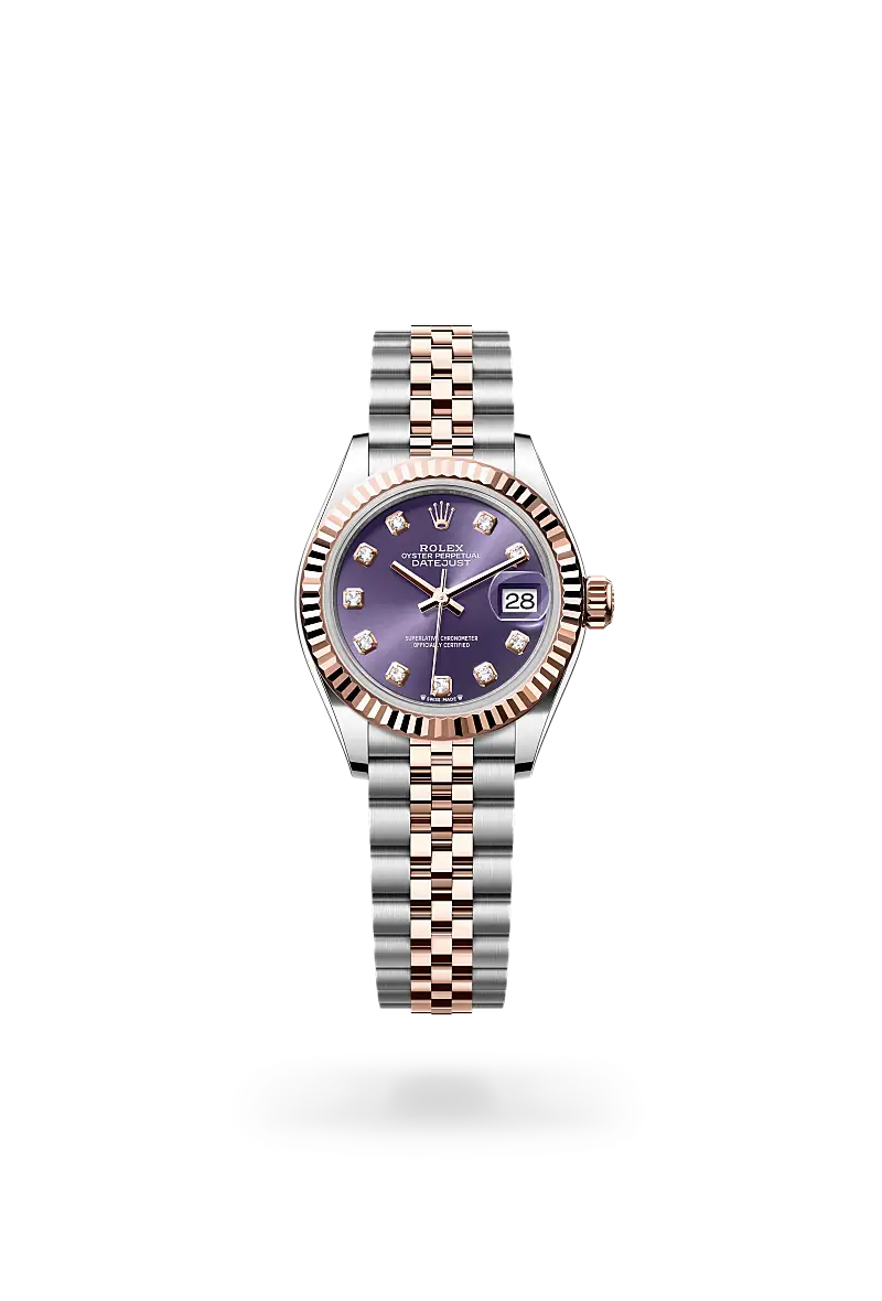 rolex lady-datejust in everose rolesor, M279171-0015- watch palace