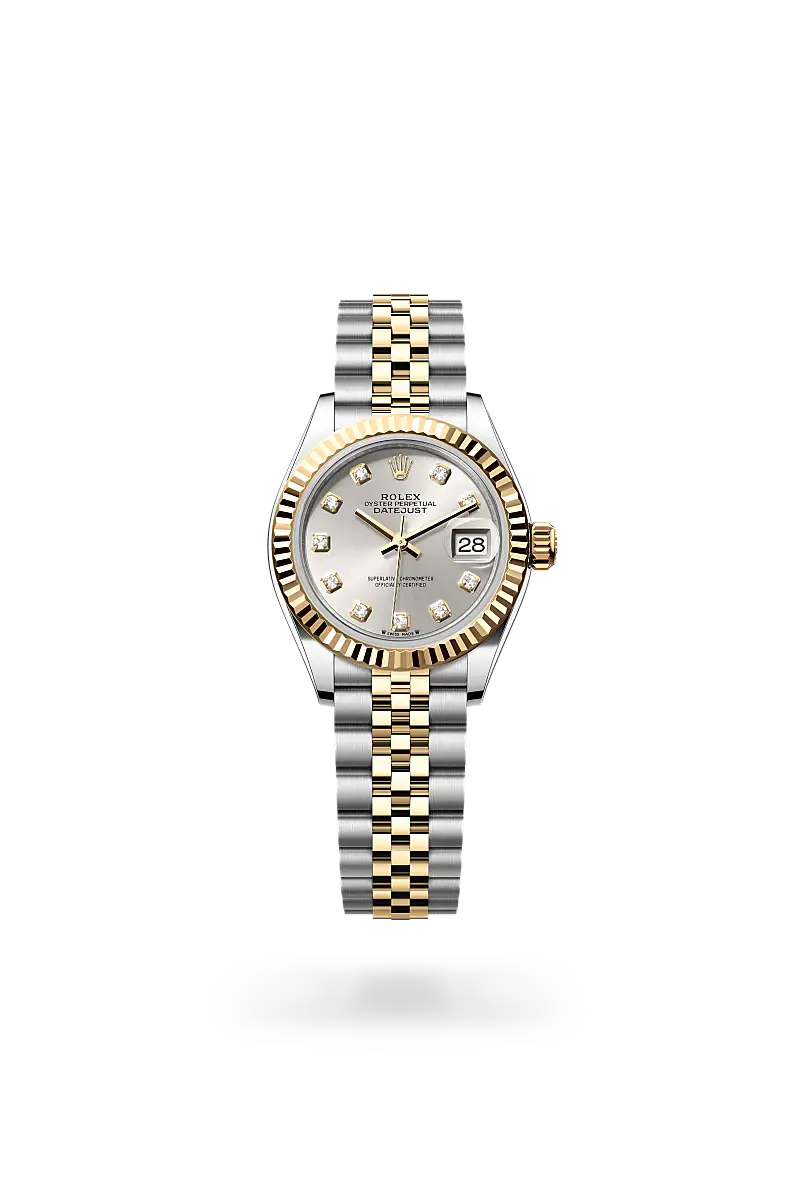 rolex lady-datejust in yellow rolesor, m279173-0007 - watch palace