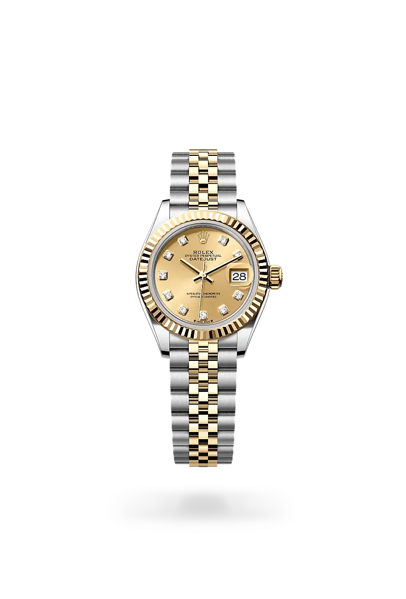 rolex lady-datejust in yellow rolesor, M279173-0011- watch palace