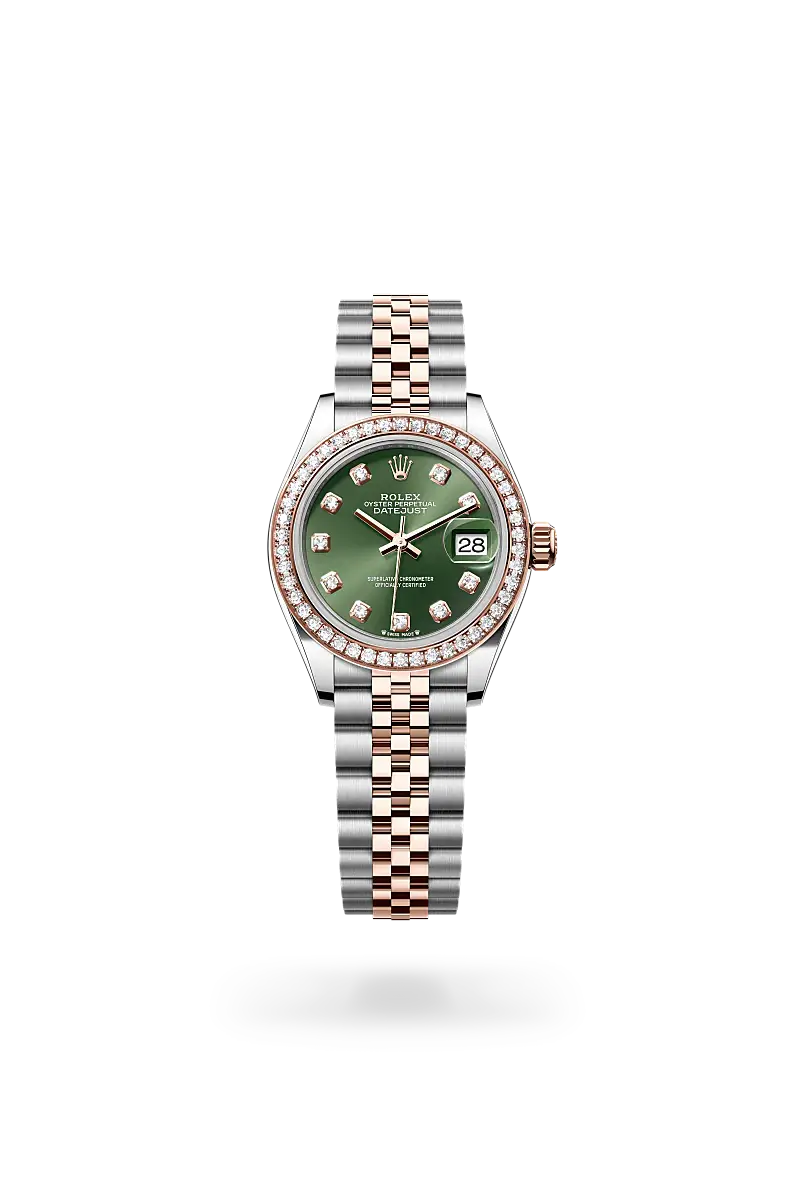 rolex lady-datejust in everose rolesor, M279381RBR-0007- watch palace