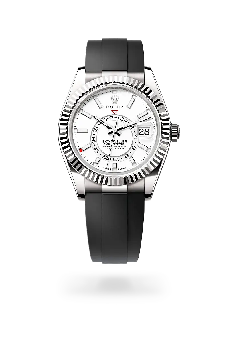 rolex sky-dweller in 18 ct white gold, M336239-0003- watch palace