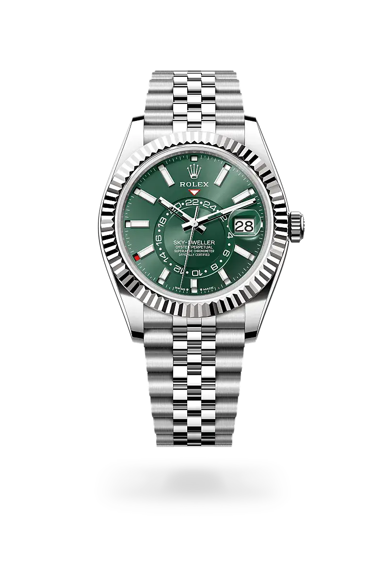 rolex sky-dweller in white rolesor, M336934-0002- watch palace