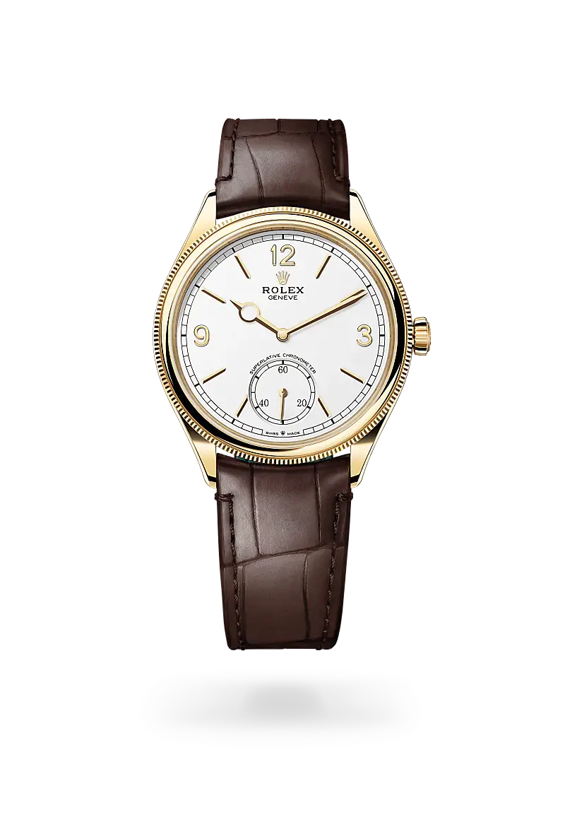 rolex 1908 in 18 ct yellow gold, M52508-0006- watch palace