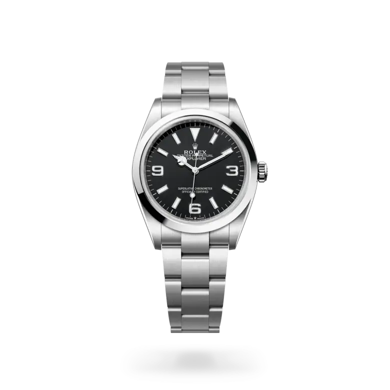 rolex explorer in oystersteel, m124270-0001 - watch palace