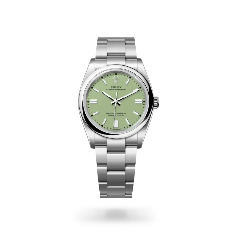 rolex oyster perpetual in oystersteel, M126000-0011- watch palace